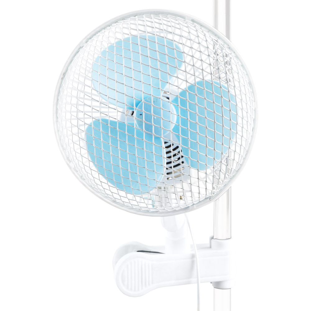 2022 Осциллирующий 7 дюймовый 2 Скорость регулируемый наклон вентилятор зажима 20 Вт медный провод мотор плантационных палаток вентилятор с прищепкой