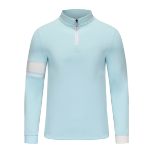 <b>Mens</b> Golf Tshirt Long Sleeve Regular Fit Korean Style Quick Dry Eco-Friendly Breathable <b>Stretch</b> Fabric Summer Customized Worsted - Product Image 3
