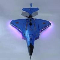 Avion télécommandé multifonctionnel pour avion RC sans balais avec batterie 11.1V 3S Modèle d'avion aérodynamique