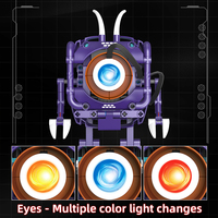 Kaiyu K96160 5 en 1 City One Eyed Monster Transform RC Robot, Control Remoto por APP, Juguetes de Bloques de Construcción para Niños, Regalos