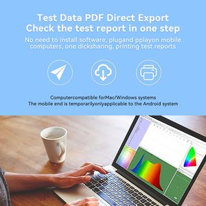 Xách Tay Kỹ Thuật Số Quang phổ Meter (hp330) màu illuminometer USB giao diện LCD hiển thị cầm tay cho ánh sáng máy 1 năm - Product Image 2