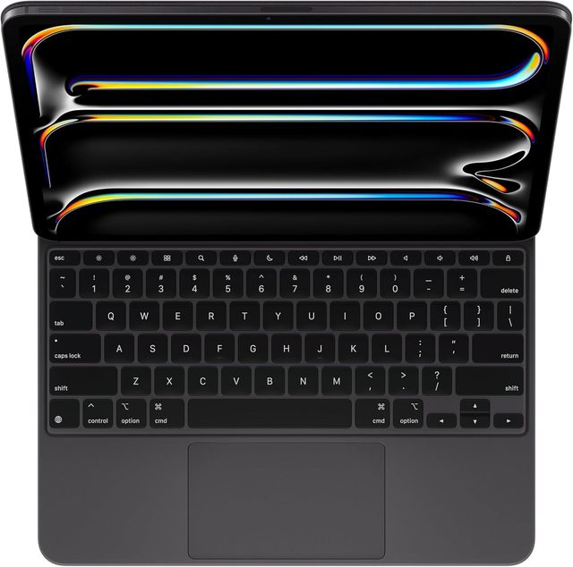 Private Label Magic Keyboard Case for iPad Pro 12.9-inch 2024 Super-Fiber Slim Fashionable Built-in Trackpad Perfect Protection