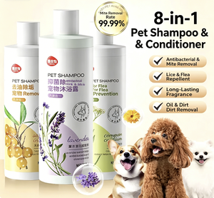 Champú Multiusos para Perros Pequeños, Líquido de Baño Desodorante Especial para Teddy y Pomeranian - Product Image 1