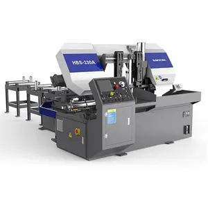 Efficiency safe Band Saw Machine HBS-330A For Iron Pipe Beam Steel Metal with competitive price