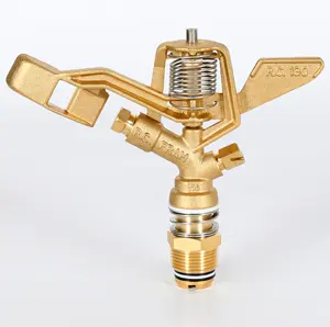 3/4 Inch Brass Nozzle And Body Agriculture Irrigation Brass Impact Sprinkler
