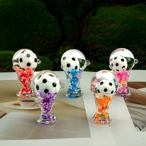 Llavero de acrílico al por mayor para fútbol, ideal para premios de torneos deportivos, recuerdos de fiestas, premios para ganadores de partidos de fútbol y decoración. - Product Image 1