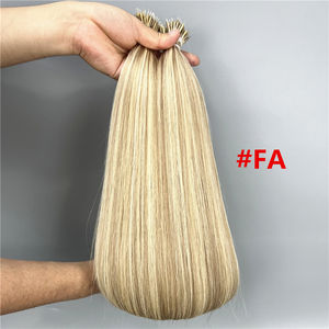 Venta al por mayor 100% de cutícula alineados Nano anillo extensiones de cabello Remy estilo de onda recta extensiones de cabello humano crudo - Product Image 6