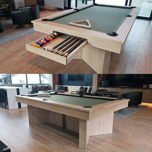 Muebles de lujo para interiores, comedor de madera de roble, <span class=keywords><strong>mesa</strong></span> de billar, diseños modernos, cama de pizarra, <span class=keywords><strong>mesa</strong></span> de billar convertible de 7 pies, y 9 pies 8 pies, tapa de ping <span class=keywords><strong>pong</strong></span> - Product Image 4