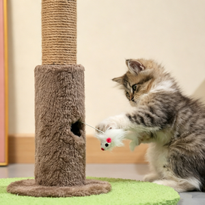 Rascador para <span class=keywords><strong>Gatos</strong></span> Estilo Palmera de Coco con Juguetes Interactivos, Árbol para <span class=keywords><strong>Gatos</strong></span> de Sisal Resistente para <span class=keywords><strong>Gatos</strong></span> de Interior, Torre Rascadora - Product Image 4