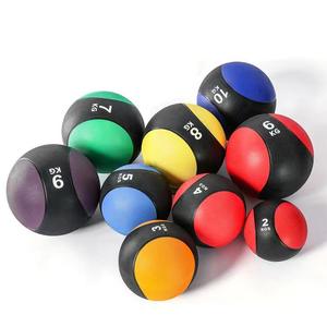 Ballon de médecine en caoutchouc écologique, approvisionnement direct usine, pour le <span class=keywords><strong>yoga</strong></span> féminin, le Tai Chi masculin et les sports de compétition, 1-10 kg - Product Image 1