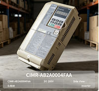 Variateur de fréquence triphasé Yaskawa CIMR-AB2A0004FAA 0,4 kW 220 V à contrôle vectoriel IP20, inverseur VFD avec indice de protection HD 150 % pour moteur en surcharge, certifié CE