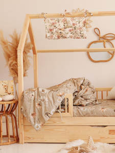 Parure de lit douce en coton à motif floral, housse de couette florale, ensemble de literie pour chambre d'enfant, cadeau pour la maison - Product Image 4