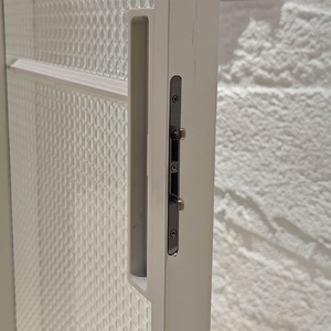 Puertas de Entrada Exteriores Deioux, Diseño de Puertas Francesas de Aluminio con Vidrio Templado, Puertas Dobles de Vidrio para Patio, Puerta Abatible NFRC - Product Image 5