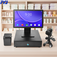 Checkout F8, Terminal Punto de Venta Todo en Uno con Pantalla Táctil FHD Android 13, Ultra Delgado, para Comercios y Restaurantes, Lector de Tarjetas NFC, Precio de Fábrica