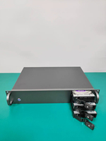 Chassis Server Industri 2U Rakmount Kedalaman Pendek 19-Inci Hot Swap Mini-ITX Paduan Aluminium dengan Kipas