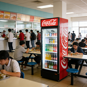 Congélateur de vitrine commercial, <span class=keywords><strong>réfrigérateur</strong></span> à rideau d'air ouvert pour supermarché, pour viande, légumes, fruits - Product Image 2
