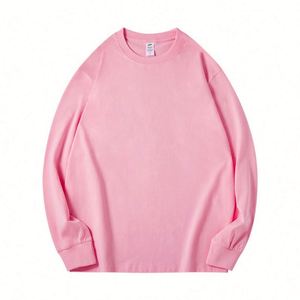 Wholesale Autumn New Cotton Long Sleeve Men's T-<b>shirts</b> Custom Print logo Acceptable Crewneck Clothes White t <b>Shirt</b> for Men - Product Image 3