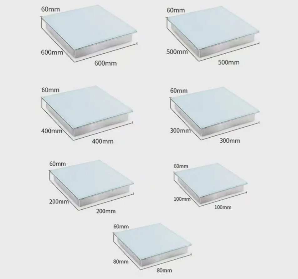 Hot Sale Outdoor Waterproof IP67 6W Paver Landscape Lamps Led Brick Light 2700K Soft Warm White Stainless Steel 2-Year Warranty