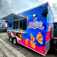 <strong>China</strong> Factory ODM OEM Stainless Concession Fully Equipped Food Trailer USA Kiosk Shopping Mall <strong>Mobile</strong> Fast Food Truck