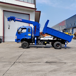 5 tấn động cơ diesel xe tải gắn cẩu với tùy chỉnh chiều dài bùng nổ và tự Bán Phá Giá Phễu EPC chứng nhận - Product Image 4