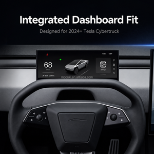 Pantalla de Tablero de 8.9 Pulgadas para Tesla Cybertruck, CarPlay Inalámbrico, Android Auto, Panel de Instrumentos Inteligente, Pantalla Táctil HUD - Product Image 2