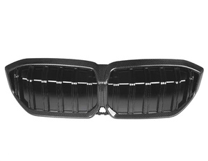 Utilisé pour modifier la <span class=keywords><strong>BMW</strong></span> Série 3 <span class=keywords><strong>I3</strong></span> avec une grille de pare-chocs avant en fibre de carbone sèche de style BEV et une grille de remplacement à double barre - Product Image 2