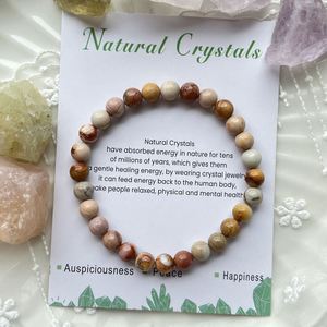Bracelet naturel en perles de verre colorées, pierre anti-anxiété, fabrication sans soudure, suivi en temps réel par l'usine leader - Product Image 3