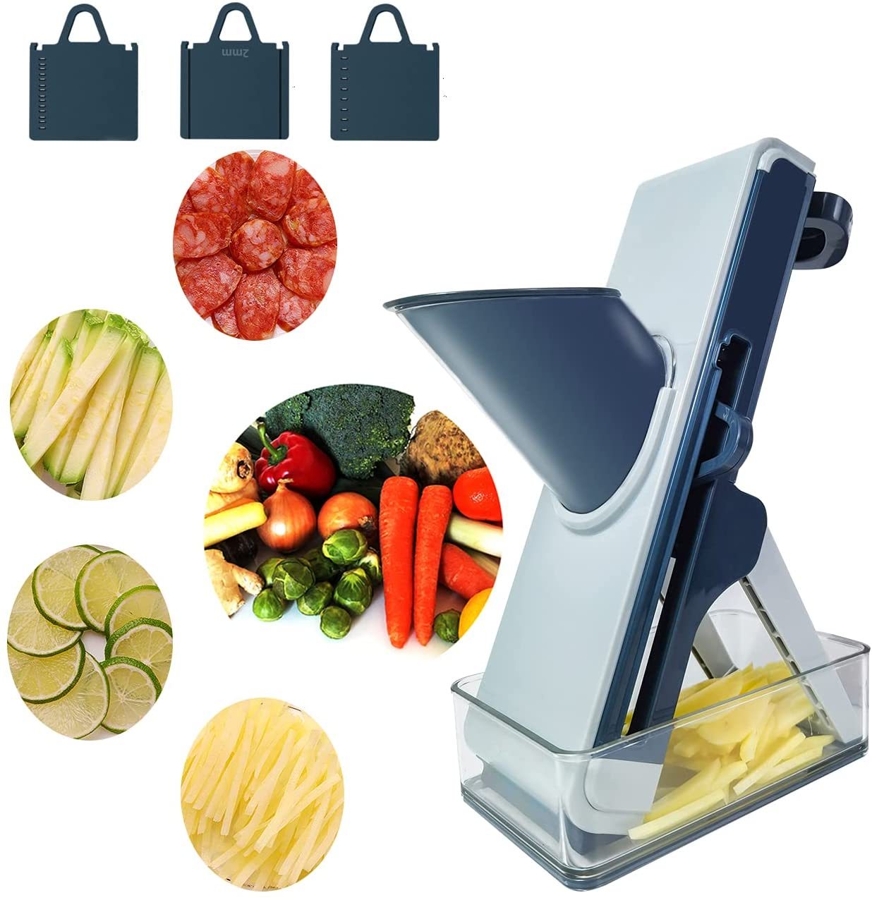 Многофункциональная ручная овощерезка Smile Mom, терка для продуктов, шинковка мандолина