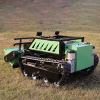 Tondeuse à gazon sur chenilles télécommandée diesel CE EPA 800mm 1000mm 1200mm pour jardin et chantier agricole - Prix de gros