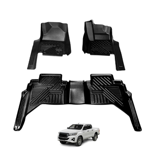 Producto de Venta caliente fácil de lavar a prueba de polvo conjunto completo alfombra coche MAYO para 2024 Toyota Hilux - Product Image 2