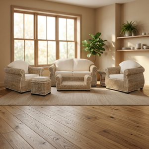 Modern Modular Corner <b>Sofa</b> and Table Set with Wood <b>Material</b> for Living Room - Product Image 3