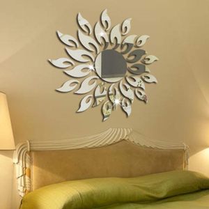 Modernas y Lujosas Pegatinas de Pared Acrílicas 3D, Espejos Reflectantes Decorativos para el Hogar, para la Sala de Estar - Product Image 1