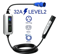 Chargeur AC portable pour véhicules électriques NACS 32A 40A 48A Chargeur mobile pour véhicules électriques