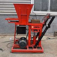 Machine automatique de fabrication de blocs LONTA LT2-25, machine hydraulique de moulage de blocs creux emboîtables, machine de fabrication de briques en terre, argile et boue