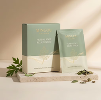 Mingou MO908 Patch Chauffant Naturel à Base de Plantes pour Soulagement de la Douleur, Marque Privée, OEM ODM, Taille Personnalisée pour Genou, Taille, Cou