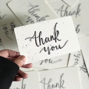 <span class=keywords><strong>Tarjeta</strong></span> de Agradecimiento por su Pedido, Estilo Profesional para Negocios, Logotipo Personalizado, Múltiples Tipos de Papel, para Comercio en Línea y Tiendas Físicas - Product Image 5