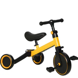 3 в 1 детский баланс велосипед детей с года до трех лет трехколесный велосипед игрушки со съемной педали, детская прогулочная трицикл для От 1 до 4 лет