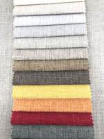 Tissu chenille ignifuge doux et tendance en fil teint Dobby pour textiles de maison, housses de canapé et rideaux de salon