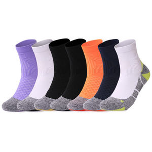 Bilu Custom Cycling <b>Socks</b> Mid Cut Patterned Design Multi Color Customizable Logo for Road Mountain Biking <b>Moisture</b> Wicking <b>Socks</b> - Product Image 1