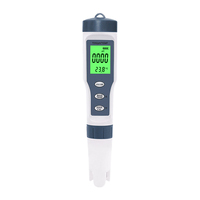 Testeur numérique 3-en-1 TDS/PH/Température pour l'usine et l'entrepôt – pH-mètre avec précision 0,01 pH pour le traitement de l'eau potable