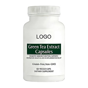 Cápsulas Adelgazantes de Extracto de Té Verde de Alta Potencia, Marca Privada OEM para Quemar Grasa y Desintoxicar - Product Image 1