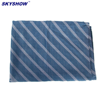 Couverture de compagnie aérienne en modacrylique 100% personnalisée avec couverture d'avion avec logo pour voyage