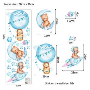 Adesivi con <span class=keywords><strong>stelle</strong></span> blu <span class=keywords><strong>e</strong></span> palloncini di nuovo design per la camera dei bambini - Product Image 6