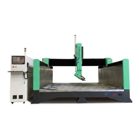 Máquina de Tallado CNC de 4 Ejes con Cabezal Oscilante para Granito, Escultura 3D y Corte de Piedra