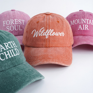 定制批发高品质水洗彩色棉质无结构六片式棒球帽刺绣爸爸帽 - Product Image 1