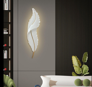 Lampu Dinding Desain Modern Terlaris Lampu LED Indoor Proyek Hotel Villa Dekoratif Resin Berkualitas Tinggi Seni Rumah 220v 110v - Product Image 2