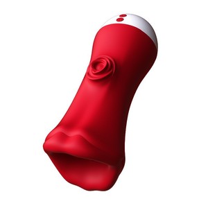 Red Lips Love Airplane Cup, Entrenador Masculino de Boca Grande, Vibración con Simulación de Lengua, Recargable por USB, Resistente al Agua, Entrenador de Pene - Product Image 3