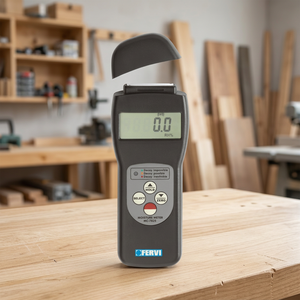 Fervi IGROMETRO Hygromètre de contact Précision 0,5% Piles AA Plage de température 0-40°C pour une mesure précise de l'humidité - Product Image 2
