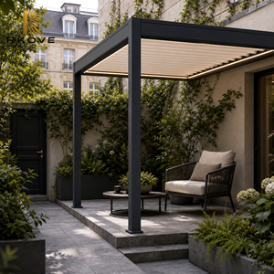 Pérgola Motorizada Inteligente de Aluminio RKOVE, Moderna, para Patio, Jardín, Terraza - Product Image 1