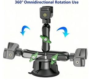 Support universel Offres Spéciales pour <span class=keywords><strong>tablette</strong></span> et téléphone portable pour fenêtre de voiture pour appareils de 4.5 à 12.9 pouces en métal durable - Product Image 3